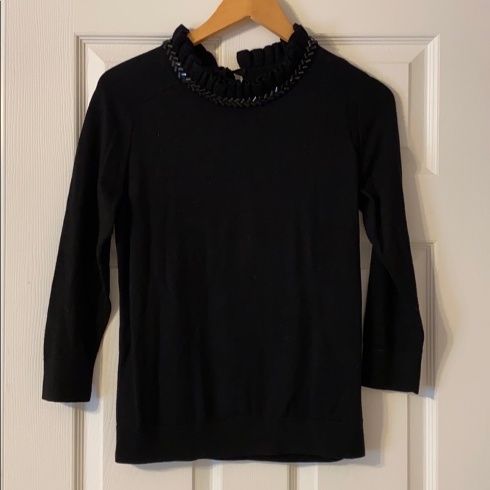 NWT Black embellished sweater